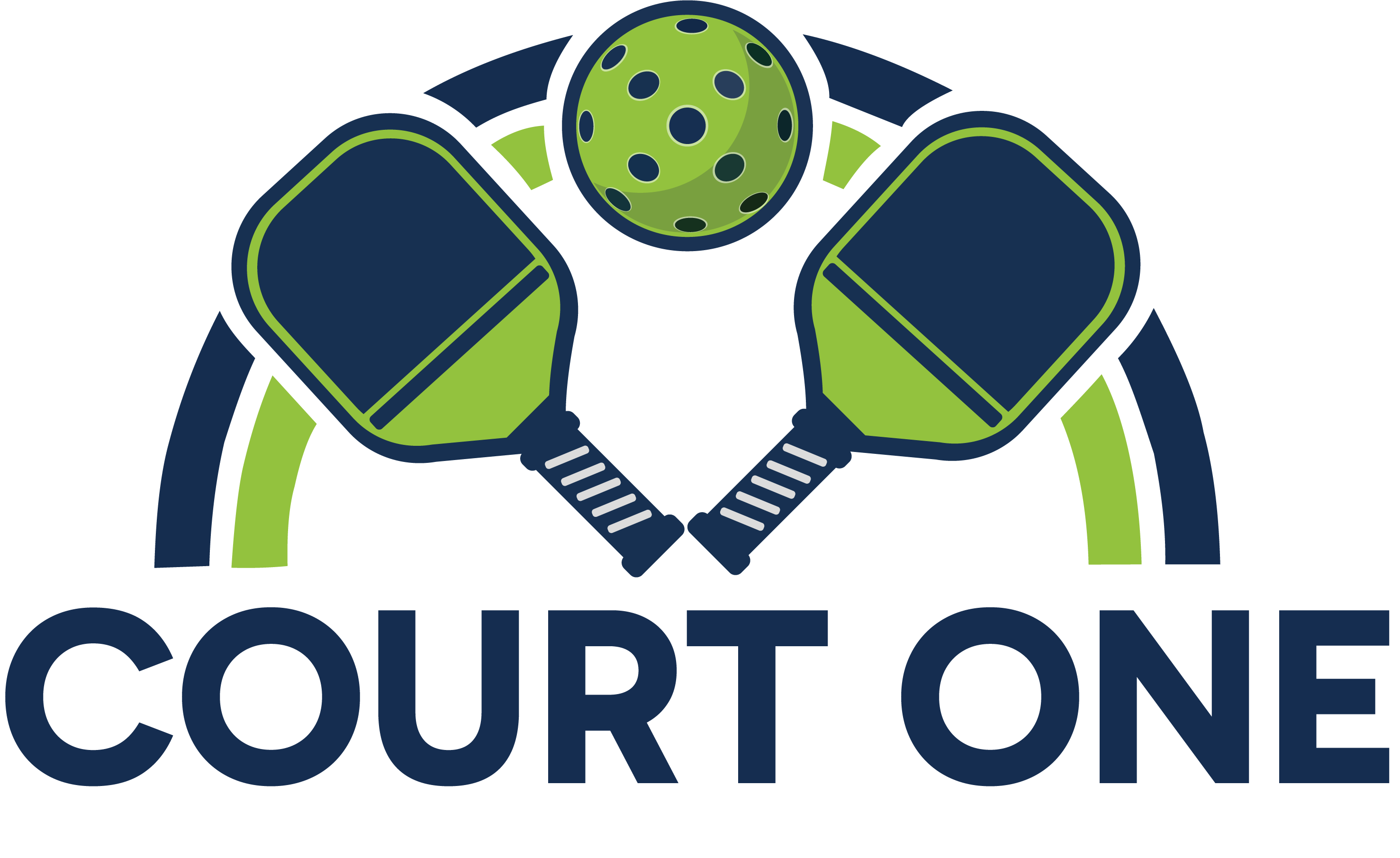 Court One pickleball logo